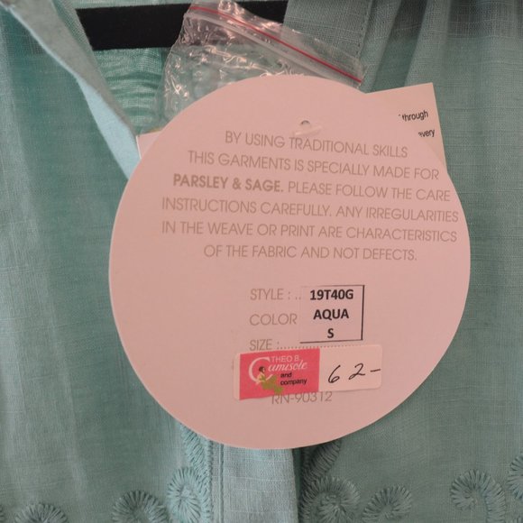 PARSLEY & SAGE HAND-WOVEN TOP - Picture 5 of 8